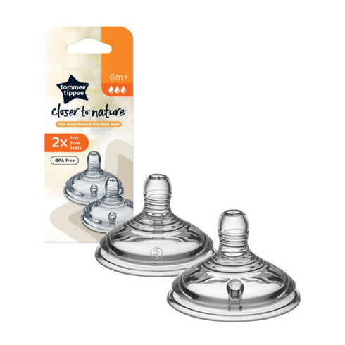 Tommee Tippee Closer to Nature 2x Fast Flow Teat